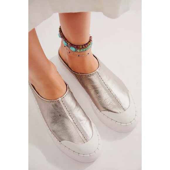 Metallic Slip-On Sneakers - Picture 2 of 10